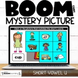 Short Vowel U Uncover the Picture Boom Cards™
