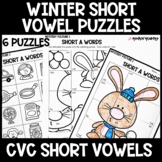 Short Vowel Winter Puzzles