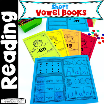 Short Vowel Word Families Phonics Activities by Planning Playtime