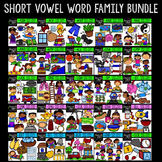 Short Vowel Word Family Bundle {Creative Clips Digital Clipart}