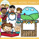 Short Vowel Word Family Clip Art  -AND Words