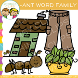 Short Vowel Word Family Clip Art  -ANT Words