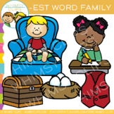 Short Vowel Word Family Clip Art   -EST Words