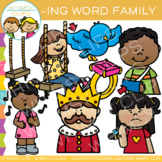 Short Vowel Word Family Clip Art  -ING Words