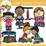 Short Vowel Word Family Clip Art - UMP Words