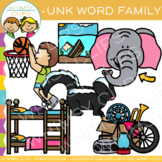 Short Vowel Word Family Clip Art -UNK Words