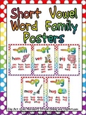 Short Vowel Word Family Posters