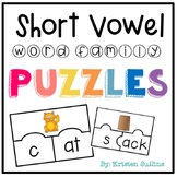 Short Vowel CVC Station and Center Puzzles
