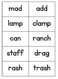 Short Vowel Cards for Word Sort