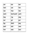 Short Vowel Word Sort All Vowels