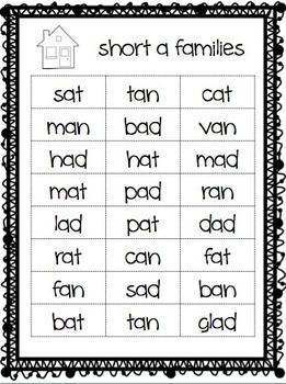 Short Vowel Word Sorts by Janelle Pegram Glitter and Gold Teaching