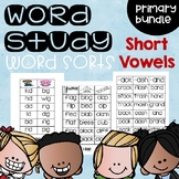 Short Vowel Phonics Word Sorts