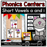 Short Vowels A and I Phonics Centers + Activities | Word Work