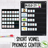 Short Vowel Word Work and Phonemic Awareness Center