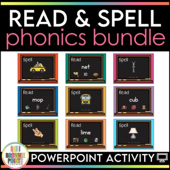 Preview of Phonics PowerPoint Games Bundle