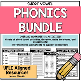 Short Vowel Worksheets & Activities - Phonics Bundle - SoR