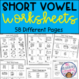 Short Vowel Worksheets and Phonics Activities CVC Words