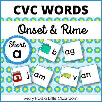 Preview of Short Vowel A - Onset and Rime Activity - Free