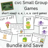 Short Vowel (a, e, i, o, u) Phonics Small Group Card Game 