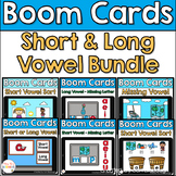 Short Vowel and Long Vowel Boom Cards Bundle