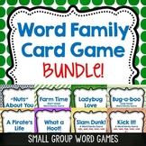 Word Family Card Game Bundle for grades 2-4