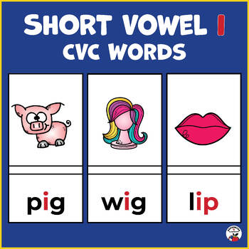 Preview of Short Vowel Word Families i | Phonics Flashcards | CVC Word Practice