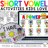 Short Vowels Activities | Print and Digital Practice