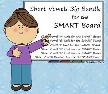 Preview of *Short Vowels Big Bundle for the SMART Board