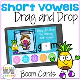 Short Vowels Boom Cards Drag and Drop
