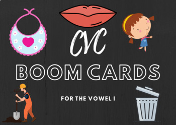 Preview of Short Vowels Boom Cards I