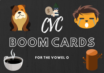 Preview of Short Vowels Boom Cards O