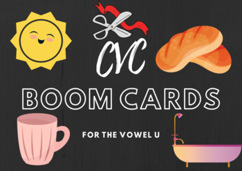 Preview of Short Vowels Boom Cards U