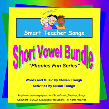Preview of Short Vowels Bundle - "Phonics Fun Series"