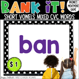 Short Vowel CVC Mixed Decoding Words Phonics Bank It Digit