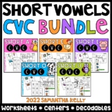 Short Vowels Activities  | CVC Words Activities & Workshee