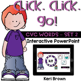 Short Vowels CVC Word Work Digital Center 2 - Click Click Go!