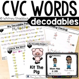 CVC Words with Short Vowels Decodable Readers & Decodable 