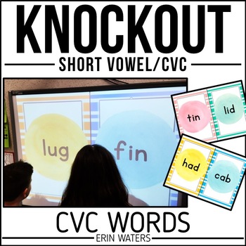 Preview of Short Vowels - CVC Words - Phonics Games - End of the Year Activities