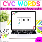 Short Vowels CVC Words Segmenting and Blending Slideshow