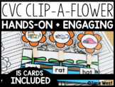 Short Vowels Clip-A-Flower Hands-On Center