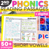 Decodable Passages Science of Reading - Short Vowels - 2nd