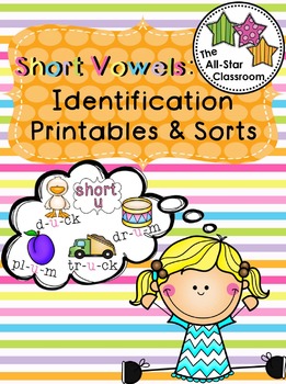 Preview of Short Vowels: Identification Printables & Sorts