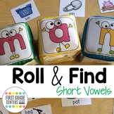 CVC Words Activity Short Vowels Roll and Read Game
