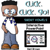 Short Vowels Word Work Digital Center - Click Click Go!