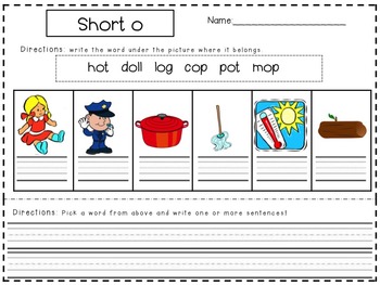Short Vowels Worksheets & Activity by Miss FirstThingsFirst | TpT