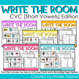 Short Vowels Write the Room (CVC Words)