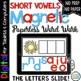 ‪Short Vowels Digital Word Work Kindergarten Phonics Googl