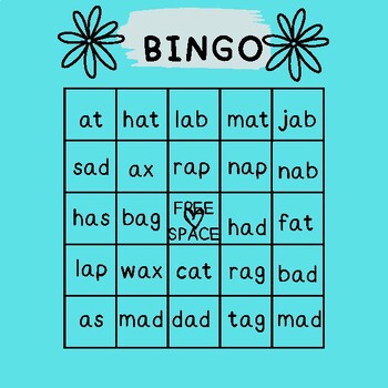 Short a Bingo by HAP-P In FIRST GRADE | TPT