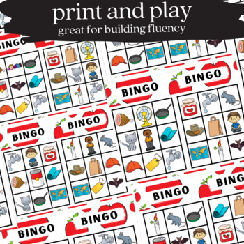 Short a Bingo-Class Set-Includes Printable and Digital Word Cards