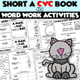 Short a CVC Book Emergent Reader and Word Work Activities